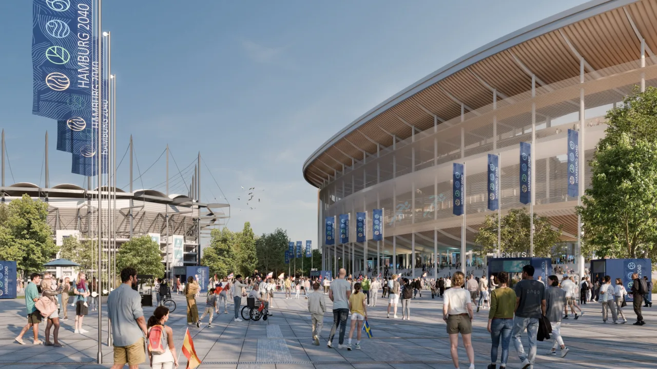 Die Stadt Hamburg bewirbt sich aus Austragungsort für Olympia in Deutschland.