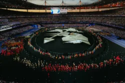 Die Eröffnungszeremonie der Spiele in Paris 2024